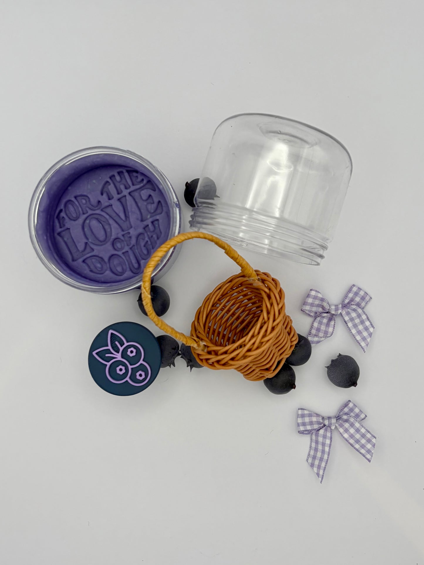 Blueberry Field Sensory Dough Double Jar