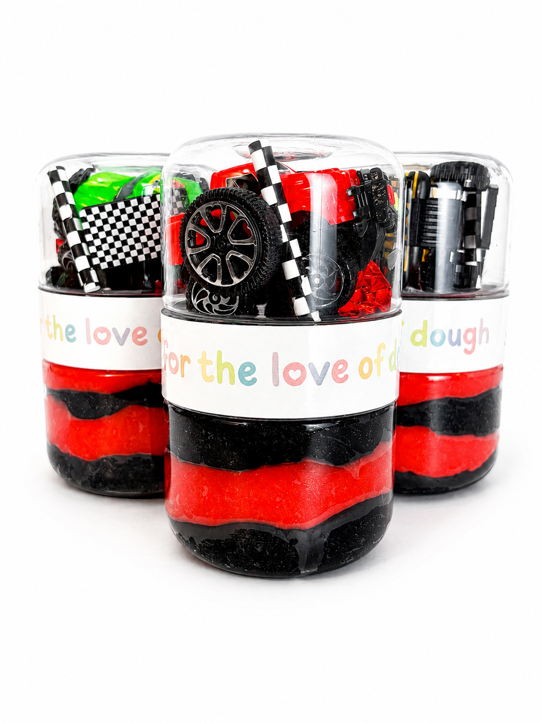Monster Truck Sensory Dough Double Jar
