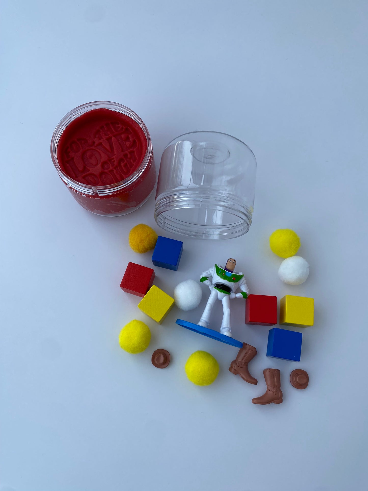 Toys Sensory Dough Double Jar