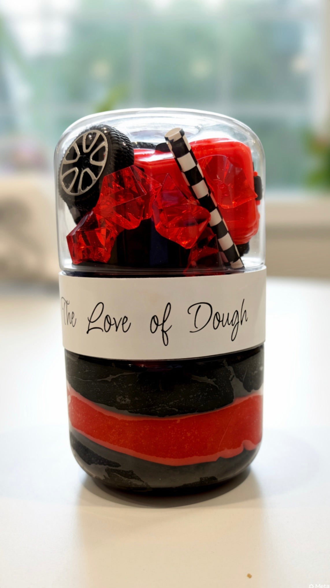 Monster Truck Sensory Dough Double Jar