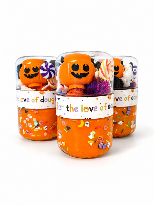 Halloween Sensory Dough Double Jar