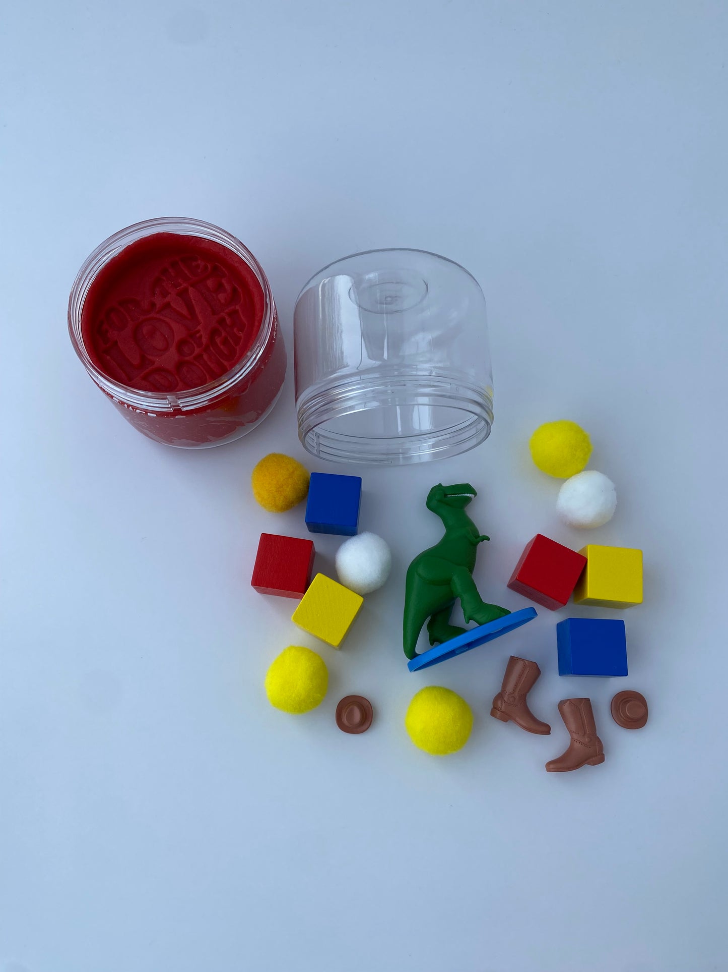 Toys Sensory Dough Double Jar