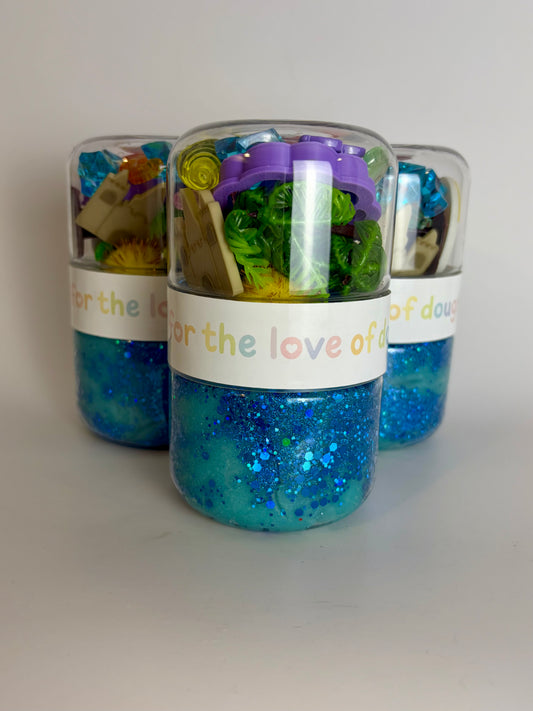 Beach Sensory Dough Double Jar