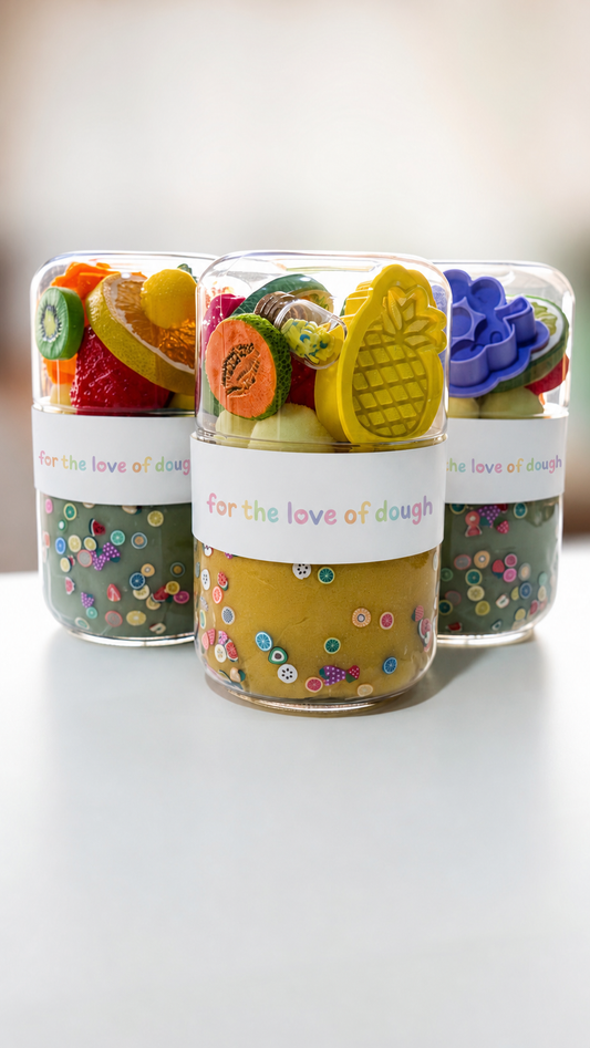 Tutti Frutti Sensory Dough Double Jar