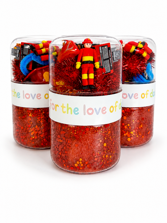Fireman Sensory Dough Double Jar