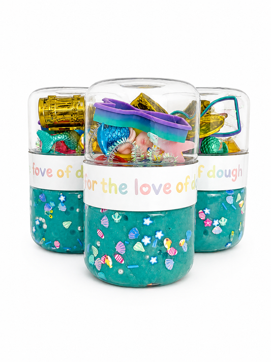 Mermaid Sensory Dough Double Jar