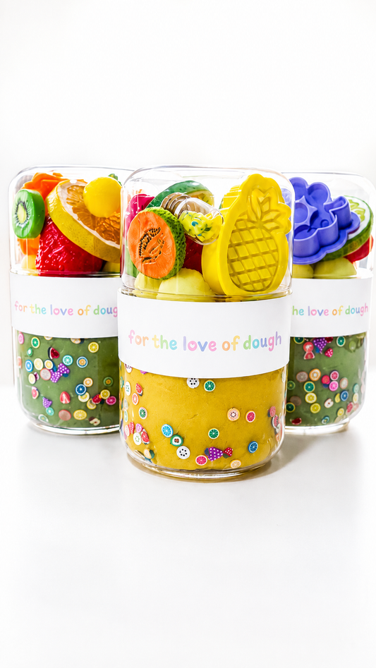 Tutti Frutti Sensory Dough Double Jar