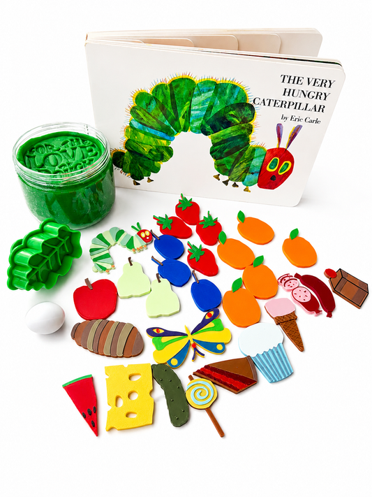 Caterpillar Sensory Dough Double Jar