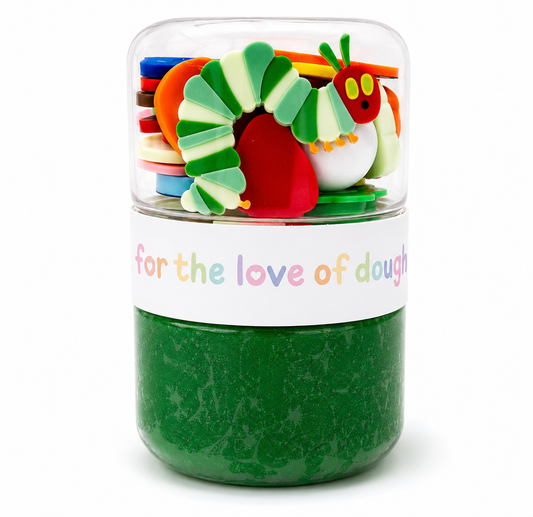 Caterpillar Sensory Dough Double Jar