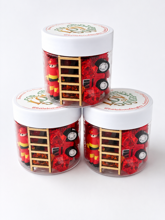 Fireman Mini Sensory Jar